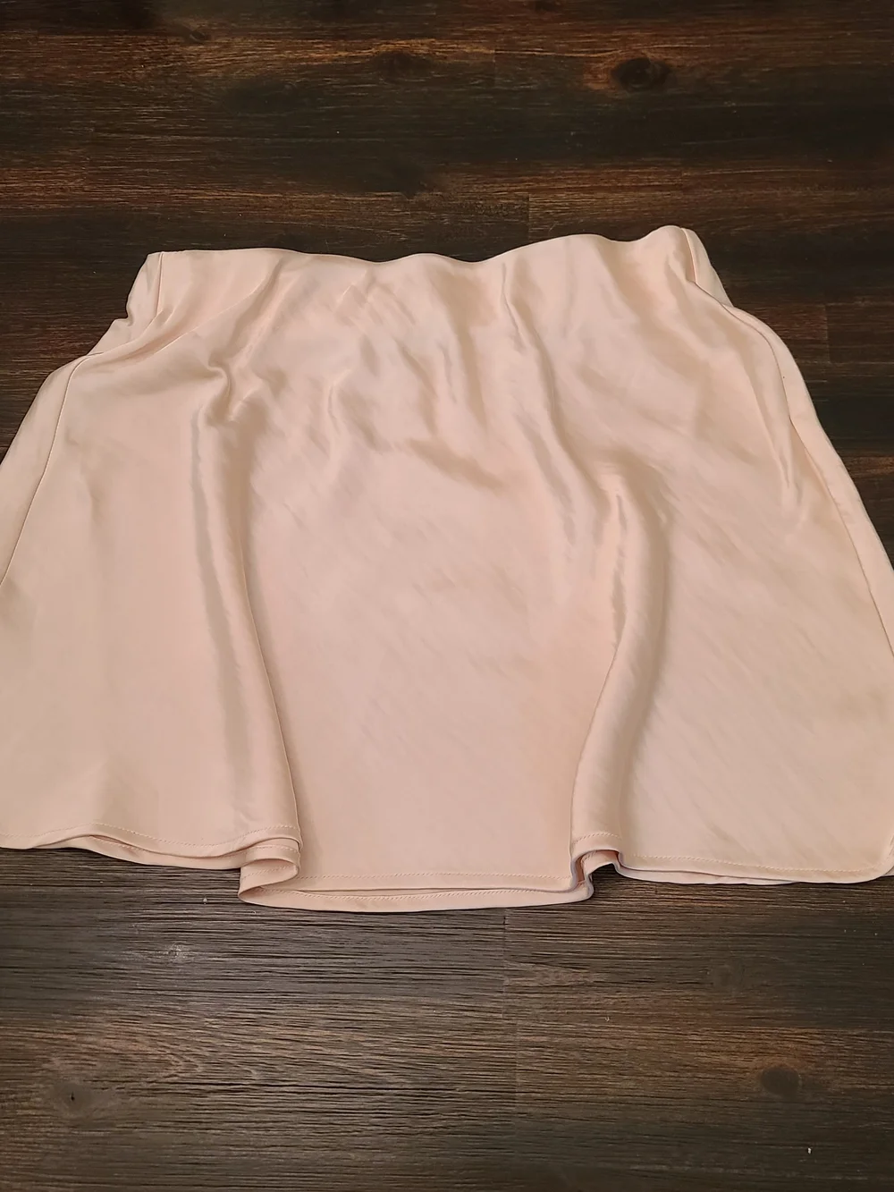 A New Day Cream Mini Skirt